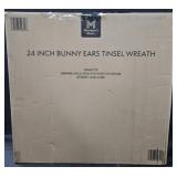 Bunny Ears Tensil Wreath 24in