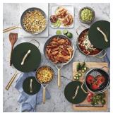 11-Piece Modern Ceramic Non-Stick Cookware Set