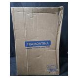 Tramontina 13 gallong Stainless steel trashcan w/