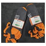 2- 3 pack of Now Organic No Show socks. Large Men