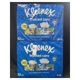 2- Kleenex 12 pack each