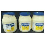 3 - 64 FL OZ Hellmannï¿½s mayonnaise