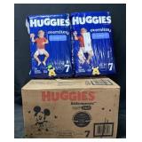 88ct. Box of Huggies Little Movers 360 Size 7