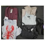 Women's size 2XL blazer, sweater and shirts. Most