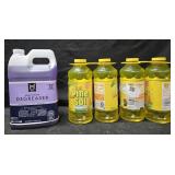 Heavy Duty degreaser 1 gallon. 4- Pine Sol 60oz