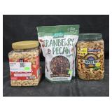 Virginia Peanuts 34oz. Cranberry and Pecan 20oz.