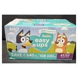 108ct. Box of Pampers EasyUps Size 4T/5T Training