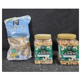 Walnuts 48oz. 2- Whole Cashews 33oz each