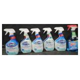 5- Clorox bleach foamer 30oz each. Windex 32oz
