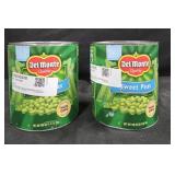 2- Del Monte Sweet Peas 105oz each