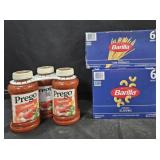 3- Prego traditional pasta sauce 45oz each.