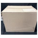 4pk. Clear Plastic Totes, light damage