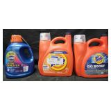 Tide original 170oz. Tide Oxi Boost 128oz. Clorox