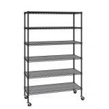 6-Tier NSF Heavy Duty Wire Shelving, 47.75' W x