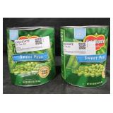2- Del Monte Sweet Peas 105oz each