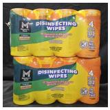 2- Disinfectant wipes 312 count each