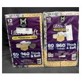 24- Cube Boxes of Ultra Soft 3-Ply Facial Tissues