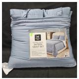 Full/Queen size Sateen Quilt Set