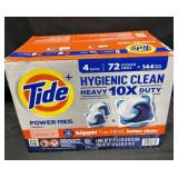 72ct. Box of Tide Laundry Detergent Power Pods