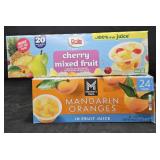 Dole cherry mixed fruit 20 bowls. Mandarin