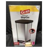 Glad Stainless Steel Step Can