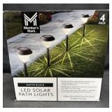 4pk. LED Solar Path Lights