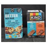 The Better Nut Bar 24 count. Kind protein bars 18
