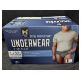 84ct. Box of L/XL Total Protection Underwear for