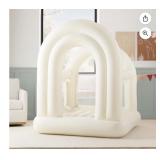 Cream Indoor Double Arch Bounce House, factory