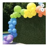 Used-Party Aire 18' Reusable PVC Balloon Arch, 28