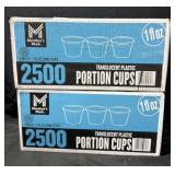 2- 2500ct. Boxes or 1fl.oz. Translucent Plastic