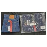 Men's size 34x32 Levi's jeans and size 34x34