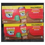 2- Horizon Chocolate Milk 18 count 8oz milk boxes