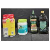 Pam cooking spray 249z. Coconut oil 56oz.