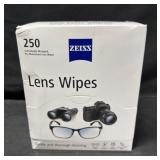 250ct. Box of Zeiss Lens Wipes