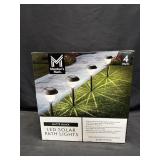 4pk. LED Solar Path Lights