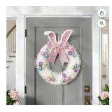 24' Tinsel Bunny Wreath