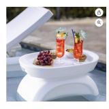 Step 2 Vero Side Table with Serving Tray