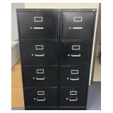 3 metal file cabinets, 52ï¿½-66ï¿½ high