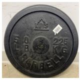 Keys 50 lb barbell weigh