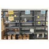 3 metal shelves, each: 36ï¿½ x 24ï¿½ x 72ï¿½ high,