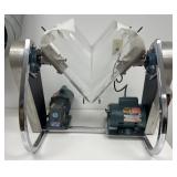 PK Twin Shell Dry Blender, 8 qt., 500 lbs, turns