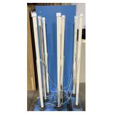 4-6ï¿½ folding tables & 8-piece pipe and rope
