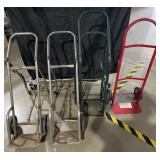 4 hand trucks, 36ï¿½-45ï¿½ high