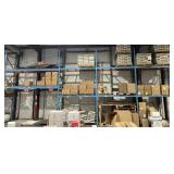 3-8ï¿½ and 1-12ï¿½ wide pallet racks, contents Not