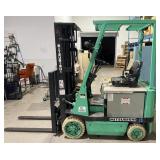 Mitsubishi electric forklift & charging station,