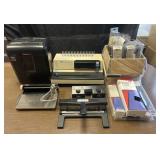 Shredder, Document binder, accessories & hole