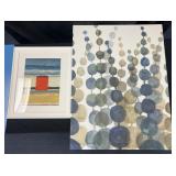 2 wall art, abstract designs, 24ï¿½-40ï¿½ high