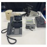 Group of electronics: Hitachi VK-C800 camcorder,