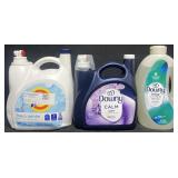 170 fl oz Tide detergent, 111 fl oz Downy fabric